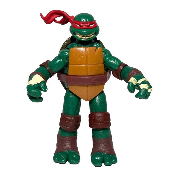 TMNT Teenage Mutant Ninja Turtles Lot 5 Action Figures Disc Michelangelo Raphael - Picture 8 of 15
